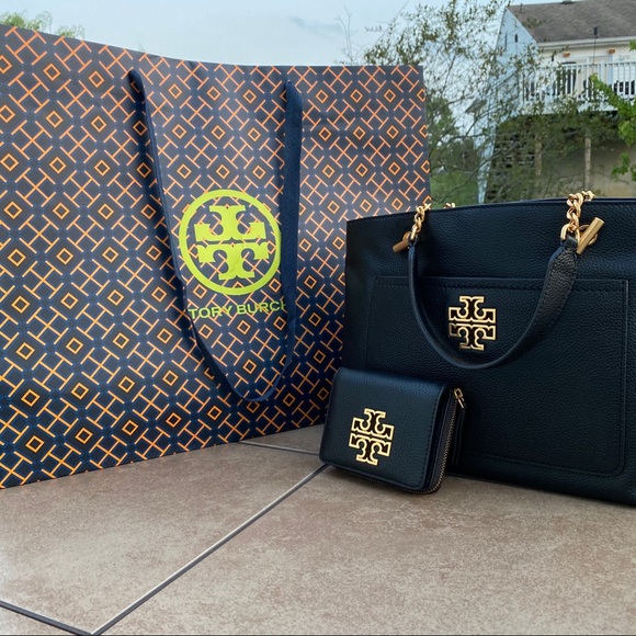 NWT Tory Burch Britten Satchel & Wallet Set - Picture 6 of 7